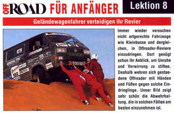 Off Road für Anfänger